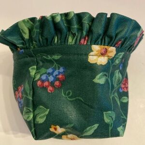 Longaberger Emerald Bine fabric basket liner